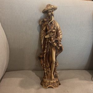 Chinese figurine. Resin made to imitate ivory.